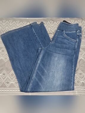 Halara High Waisted Pullon Wide Leg Jeans Size XS Tall